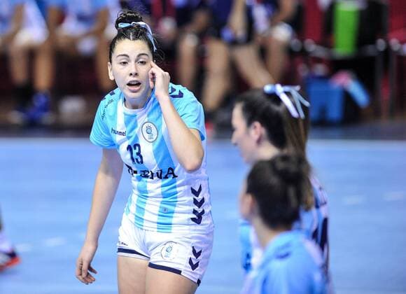2018.08.12 Kielce Pilka reczna Mlodziezowe Mistrzostwa Swiata w Pilce Recznej Kobiet do lat 18 Argentyna - Chiny N z Azcune Sol Foto Rafal Rusek PressFocus 2018.08.12 Kielce Handball IHF Youth U18 Womens World Championship WM Weltmeisterschaft 2018 Argentina - China Azcune Sol Credit: Rafal Rusek PressFocus NEWSPIX.PL --- Newspix.pl FRANCE OUT!  20180812PF_RR217