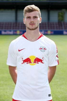 RB Leipzig Fussball Saison 2018-19 Timo Werner; RasenBallsport Leipzig , Fussball, 1. Bundesliga, Porträttermin 2018 2019 , Leipzig, 10.08.2018. ,