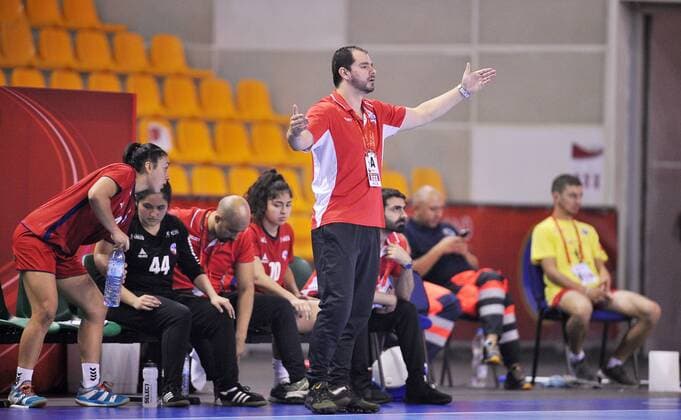 2018.08.13 Kielce Pilka reczna Mlodziezowe Mistrzostwa Swiata w Pilce Recznej Kobiet do lat 18 Chile - Chorwacja N z Barrientos Felipe Foto Lukasz Sobala Press Focus 2018.08.13 Kielce Handball IHF Youth U18 Womens World Championship WM Weltmeisterschaft 2018 Chile - Croatia Barrientos Felipe Credit: Lukasz Sobala Press Focus NEWSPIX.PL --- Newspix.pl  20180813PF_LS037
