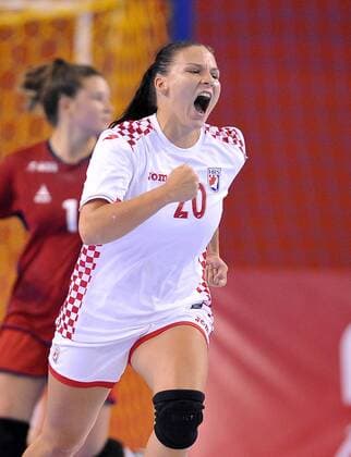 2018.08.13 Kielce Pilka reczna Mlodziezowe Mistrzostwa Swiata w Pilce Recznej Kobiet do lat 18 Chile - Chorwacja N z Lucija Humel Foto Lukasz Sobala Press Focus 2018.08.13 Kielce Handball IHF Youth U18 Womens World Championship WM Weltmeisterschaft 2018 Chile - Croatia Lucija Humel Credit: Lukasz Sobala Press Focus NEWSPIX.PL --- Newspix.pl  20180813PF_LS063