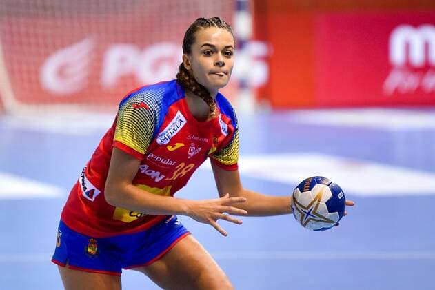 2018.08.13 Kielce Pilka reczna Mlodziezowe Mistrzostwa Swiata w Pilce Recznej Kobiet do lat 18 Hiszpania - Tunezja N z CAPDEVILLA BARBANY Martina Foto Lukasz Laskowski PressFocus 2018.08.13 Kielce Handball IHF Youth U18 Womens World Championship WM Weltmeisterschaft 2018 Spain v Tunisia CAPDEVILLA BARBANY Martina Credit: Lukasz Laskowski PressFocus NEWSPIX.PL --- Newspix.pl  20180813LUK_019