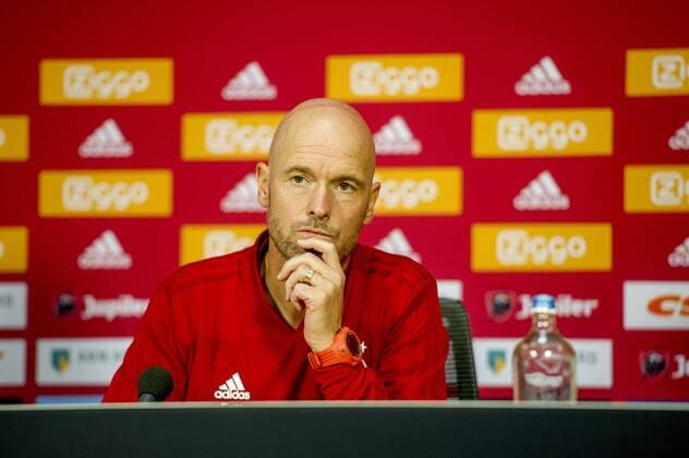 13-08-2018 VOETBAL: PERSCONFERENTIE EN TRAINING AJAX: AMSTERDAM Erik ten Hag Foto: SCS Michel Utrecht xVIxVIxImagesx xSoenarxChamidxsportfotografiexIVx 11770615