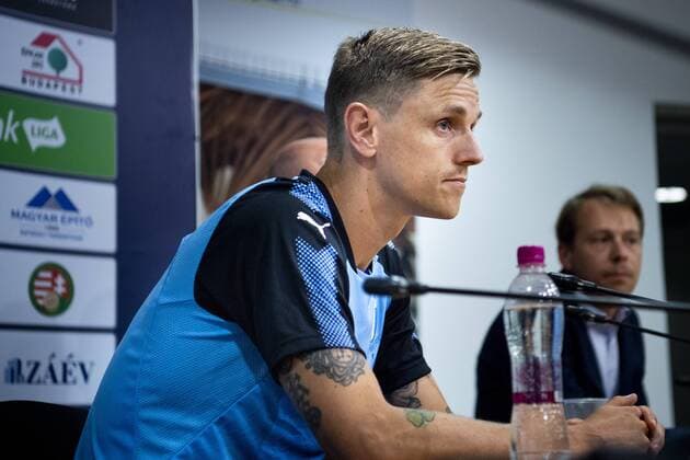 180813 Sören Rieks of Malmö FF during a press conference PK Pressekonferenz and practice ahead of the UEFA Champions League qualifying match between Vidi and Malmö FF on August 13, 2018 in Felcsut. Photo: Ludvig Thunman BILDBYRN kod LT 35515 Copyright: LUDVIGxTHUNMAN BB180813LT022