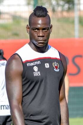 Mario Balotelli (OGC Nice) FOOTBALL : OGC Nice - Mario Balotelli Ã l entrainement - Nice - 14 08 2018 NorbertScanella Panoramic 