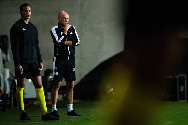 180814 head coach Uwe Rösler of Malmö FF during the UEFA Champions League qualifying match between Vidi and Malmö FF on August 14, 2018 in Felcsut. Photo: Ludvig Thunman BILDBYRN kod LT 35516 Copyright: LUDVIGxTHUNMAN BB180814LT049