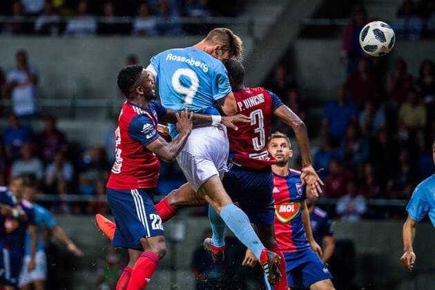 Sport Bilder des Tages 180814 Markus Rosenberg of Malmö FF during the UEFA Champions League qualifying match between Vidi and Malmö FF on August 14, 2018 in Felcsut. Photo: Ludvig Thunman BILDBYRN kod LT 35516 Copyright: LUDVIGxTHUNMAN BB180814LT100