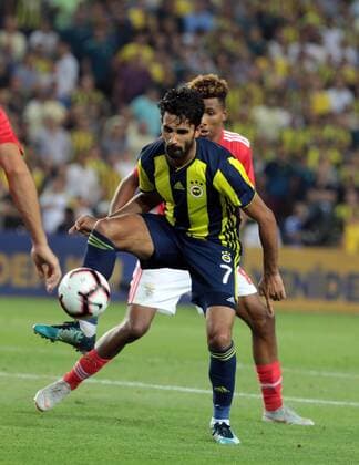 Alper Potuk of Fenerbahce during the UEFA Champions League qualifying second leg match between Fenerbahce and Benfica at Ulker Arena in Istanbul , Turkey on August 14 , 2018. 