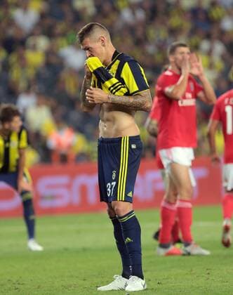 Martin Skrtel of Fenerbahce during the UEFA Champions League qualifying second leg match between Fenerbahce and Benfica at Ulker Arena in Istanbul , Turkey on August 14 , 2018. 