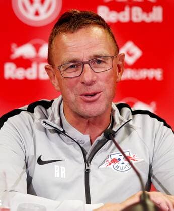 RB Leipzig - PK Euro League Quali Leipzig, 15.08.2018, RB Leipzig Akademie, Fussball, Qualifikation zur UEFA Europa League , PK am Vortag des Spiels Uni Craiova (ROU) vs. RB Leipzig (GER) , Im Bild: Ralf Rangnick, RB Leipzig Cheftrainer und Sportdirektor ,
