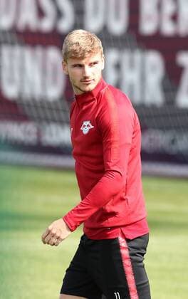 RB Leipzig - Training Euro League Quali Leipzig, 15.08.2018, RBL Trainingszentrum, Fussball, GER, 1.Bundesliga, Qualifikation zur UEFA Europa League , RB LEIPZIG - Training am Vortag des Rückpiels bei Uni Craiova (ROU) , Im Bild: Timo Werner (11, RB Leipzig) ,