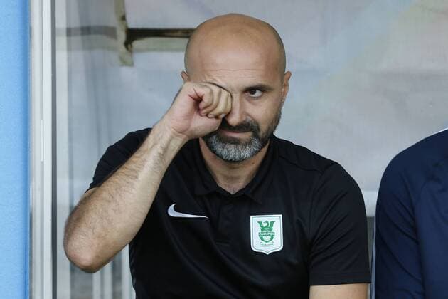 Alexandar Linta Head Coach, Olimpija Ljubljana, SVN during their UEFA Champions League 3QR match HJK Helsinki - Olimpija Ljubljana in Telia 5G Arena 16. August 2018 in Helsinki, Finland.  Copyright: xKallexParkkinenx NP24_00328997