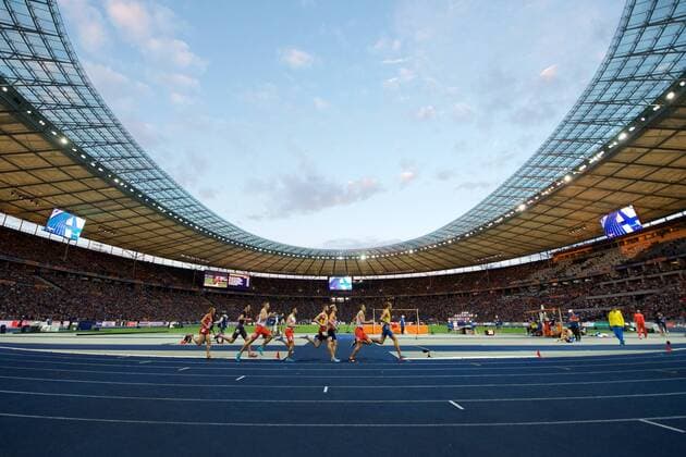 Leichtathletik Berlin 11.08.2018 Europameisterschaften EM European Athletics Championships Day 5 Berliner Olympiastadion Sportstätte 800 m Herren Männer Finale