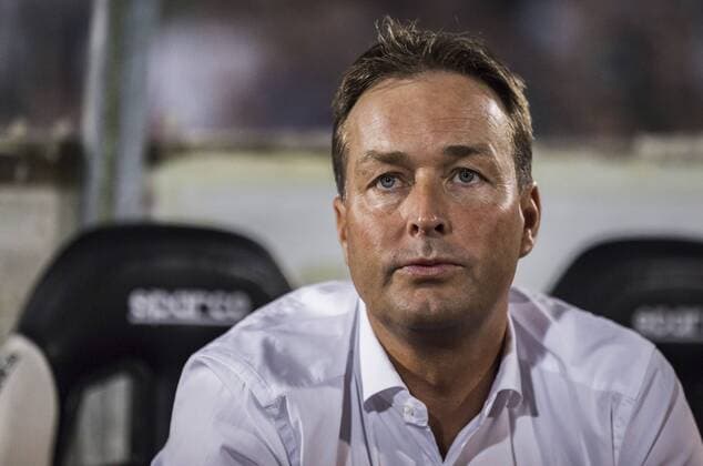 16th August 2018, Partizan Stadium, Belgrade, Serbia; Europa League football, third qualifying round 2nd leg, Partizan versus Nordsjaelland; Head Coach Kasper Hjulmand of Nordsjaelland  ActionPlus12055893 NikolaxKrstic