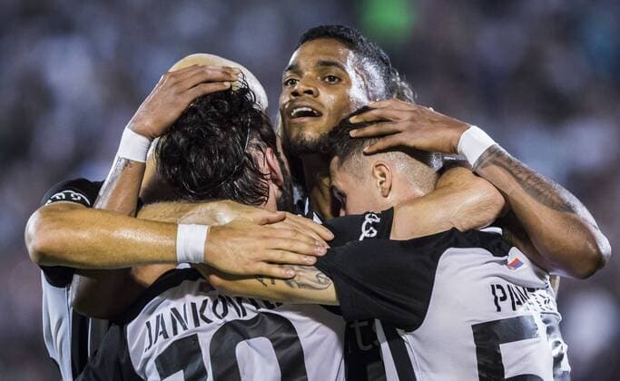 FuÃŸball, EL Quali, Partizan Belgrad - FC Nordsjaelland 16th August 2018, Partizan Stadium, Belgrade, Serbia; Europa League football, third qualifying round 2nd leg, Partizan versus Nordsjaelland; Marko Jankovic of Partizan celebrates scoring his goal for 2-1 in 30th minute  ActionPlus12055905 NikolaxKrstic