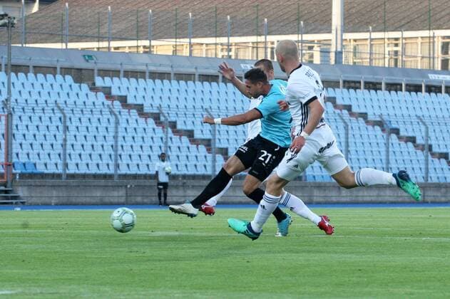 Fußball, EL Quali, F91 Düdelingen - Legia Warschau LUKSEMBURG 16.08.2018 LIGA EUROPY III RUNDA ELIMINACJI DUDELANGE - LEGIA WARSZAWA PATRICK STUMPF MICHAL PAZDAN GOL FOT. MARCIN SZYMCZYK FOTOPYK NEWSPIX.PL --- Newspix.pl  180816MSZ201