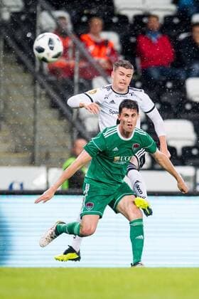 180816 Pal Andre Helland of Rosenborg in the Europa League qualification match between Rosenborg and Cork City on August 16, 2018 in Trondheim. Photo: Jon Olav Nesvold BILDBYRAN kod JE 160293 Copyright: JONxOLAVxNESVOLD BB180816JE087
