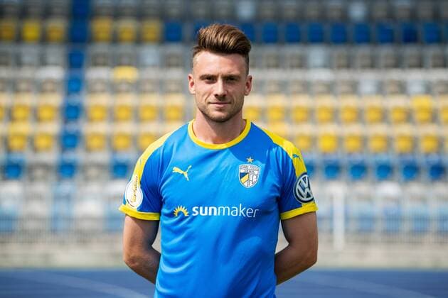 FC Carl Zeiss Jena, 3. Liga Saison 2018 2019, Neuzugang Vincent-Louis Stenzel, Portrait. Ernst Abbe Sportfeld Jena