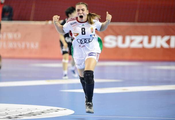 2018.08.18 Kielce Pilka reczna Mlodziezowe Mistrzostwa Swiata w Pilce Recznej Kobiet do lat 18 Wegry - Korea N z VAMOS Petra Foto Rafal Rusek PressFocus 2018.08.18 Kielce Handball IHF Youth U18 Womens World Championship WM Weltmeisterschaft 2018 Hungary - Korea VAMOS Petra Credit: Rafal Rusek PressFocus NEWSPIX.PL --- Newspix.pl  20180818PF_RR232