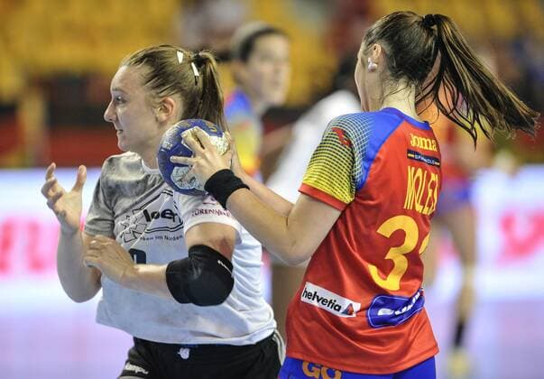 2018.08.18 Kielce Pilka reczna Mlodziezowe Mistrzostwa Swiata w Pilce Recznej Kobiet do lat 18 Hiszpania - Niemcy N z Foto Rafal Rusek PressFocus 2018.08.18 Kielce Handball IHF Youth U18 Womens World Championship WM Weltmeisterschaft 2018 Spain - Germany Credit: Rafal Rusek PressFocus NEWSPIX.PL --- Newspix.pl  20180818PF_RR070