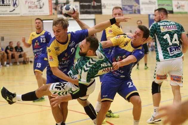 Tim Kneule (FA Goeppingen) DHB Pokal, Erstrundenturnier, Frisch Auf Goeppingen - HSG Konstanz, Germany, Weilheim, Lindachsporthalle, 20180818 DHB Pokal, Erstrundenturnier, Frisch Auf Goeppingen - HSG Konstanz Weilheim Copyright: xBW-Fotox Eibner-Pressefotox EP_bwf