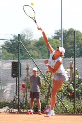 ITF-Tennis, Leipzig Open 2018, Finale Einzel Varvara FLINK (RUS) im Finale Einzel Final Singles des ITF Tennisturniers Leipzig Open 2018 am 19.08.2018 beim Leipziger Tennisclub LTC, Nordanlage.