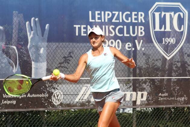 ITF-Tennis, Leipzig Open 2018, Finale Einzel Varvara FLINK (RUS) im Finale Einzel Final Singles des ITF Tennisturniers Leipzig Open 2018 am 19.08.2018 beim Leipziger Tennisclub LTC, Nordanlage.