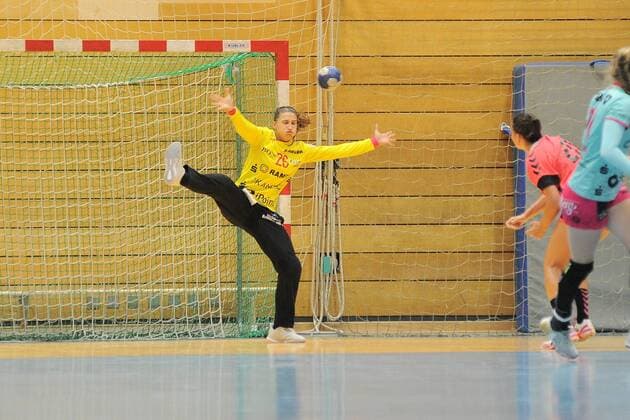 Isabel Roch (TusSies Metzingen 26) im Tor TusSies Metzingen, Handball, Ligaspiel, Vorbereitung, Turnier, 20.08.2018, Foto:TBaur Eibner TusSies Metzingen vs. Brest Bretagne Handball Metzingen Copyright: xEIBNER TobiasxBaurx EP_TBR