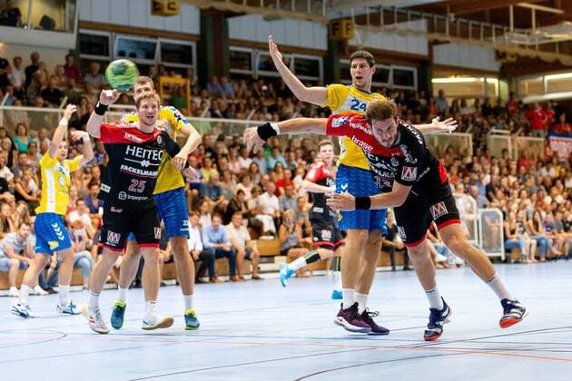 22.08.2018 - Handball -1. Bundesliga DKB HBL - Saison 2018 2019 - Testspiel - Freundschaftsspiel: HC Erlangen HCE - KS Vive Kielce - ThHa - Michael Haaß Haass (13, HC Erlangen HCE ) Marko Mamic (24, Vive Kielce )