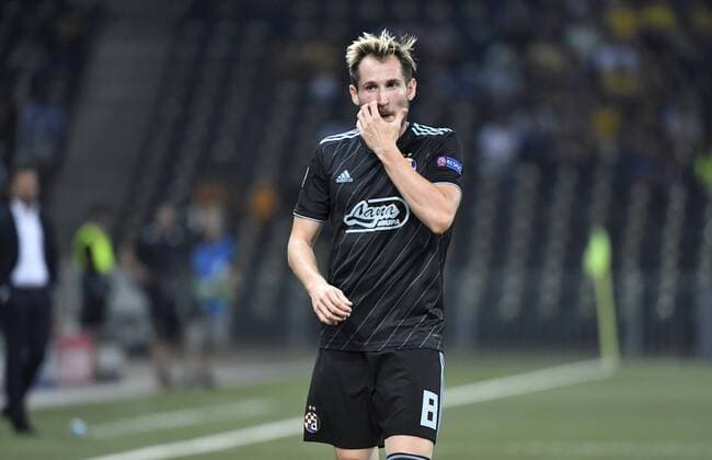 Fußball, CL Quali, BSC Young Boy Bern - Dinamo Zagreb 22.08.2018 Bern, Fussball Herren Saison 2018 2019 Champions League - Playoff BSC Young Boys - Dinamo Zagreb Im Bild : Izet Hajrovic (Zagreb) Gestik Aktion Einzelbild f