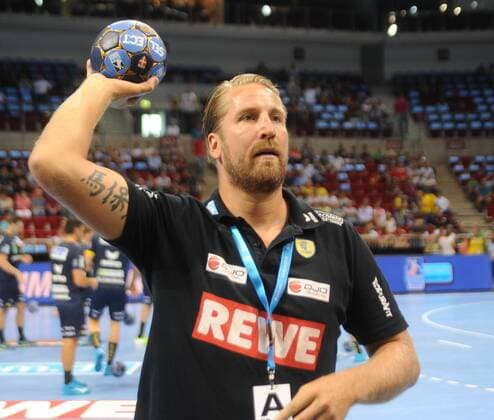 PIXUM Supercup 2018 in Düsseldorf. SG Flensburg-Handwitt - Rhein-Neckar Löwen 22.08.2018. Oliver Roggisch (sportlicher Leiter Rhein-Neckar Löwen).