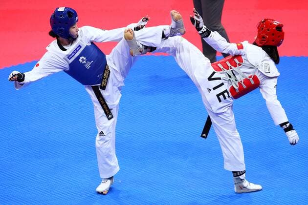 Sport Themen der Woche KW34 Sport Bilder des Tages Miyu Yamada (JPN), AUGUST 23, 2018 - Taekwondo : Women s -49kg at Jakarta Convention Center Plenary Hall during the 2018 Jakarta Palembang Asian Games in Jakarta, Indonesia.  (84260756)