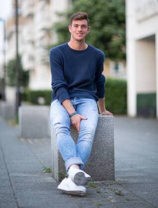 Tennis Profi MAXIMILIAN MARTERER (GER) am Thames River,London,England. Copyright: xJuergenxHasenkopfx