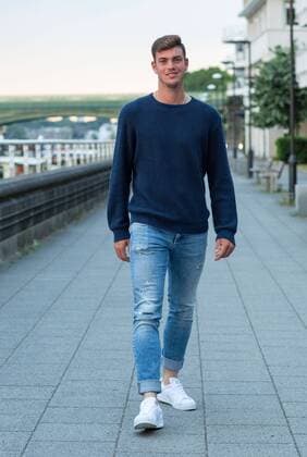 Tennis Profi MAXIMILIAN MARTERER (GER) am Thames River,London,England. Copyright: xJuergenxHasenkopfx