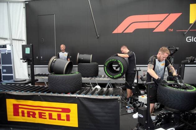 Photo4 LaPresse 23 08 2018 Spa - Francorchamps, Belgium Grand Prix Formula One Belgium 2018 In the pic: Pirelli  Copyright: xPhoto4 LaPressex