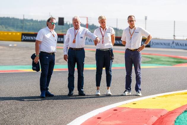 Charlie Whiting inspiziert die Streckenneuerungen, Grosser Preis von Belgien 2018, Motorsport, Formel 1, 23.07.2018, Grosser Preis von Belgien 2018, Motorsport, Formel 1, 23.07.2018 Copyright: xEIBNER AlexanderxNeisx EP_ANS