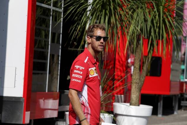 Photo4 LaPresse 23 08 2018 Spa - Francorchamps, Belgium Grand Prix Formula One Belgium 2018 In the pic: Sebastian Vettel (GER) Scuderia Ferrari SF71H  Copyright: xPhoto4 LaPressex