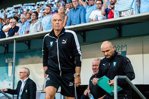 180823 head coach Uwe Rösler of Malmö FF prior the UEFA Europa League qualifying match between Malmö FF and Midtjylland on August 23, 2018 in Malmö. Photo: Ludvig Thunman BILDBYRN kod LT 35525 Copyright: LUDVIGxTHUNMAN BB180823LT007