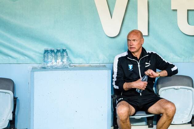 180823 head coach Uwe Rösler of Malmö FF prior the UEFA Europa League qualifying match between Malmö FF and Midtjylland on August 23, 2018 in Malmö. Photo: Ludvig Thunman BILDBYRN kod LT 35525 Copyright: LUDVIGxTHUNMAN BB180823LT008