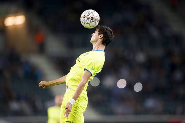 Gent s Roman Yaremchuk pictured in action during a soccer game between Belgian club KAA Gent and French team FC Girondins de Bordeaux, Thursday 23 August 2018 in Gent, the first leg of the play off for the UEFA Europa League competition. JASPERxJACOBS  x05411806x
