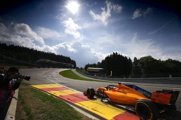 Motorsports: FIA Formula One World Championship WM Weltmeisterschaft 2018, Grand Prix of Belgium, 2 Stoffel Vandoorne (BEL, McLaren F1 Team), Spa-Francorchamps Belgium
