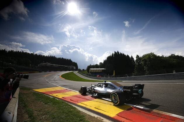 Motorsports: FIA Formula One World Championship WM Weltmeisterschaft 2018, Grand Prix of Belgium, 77 Valtteri Bottas (FIN, Mercedes AMG Petronas Motorsport), Spa-Francorchamps Belgium