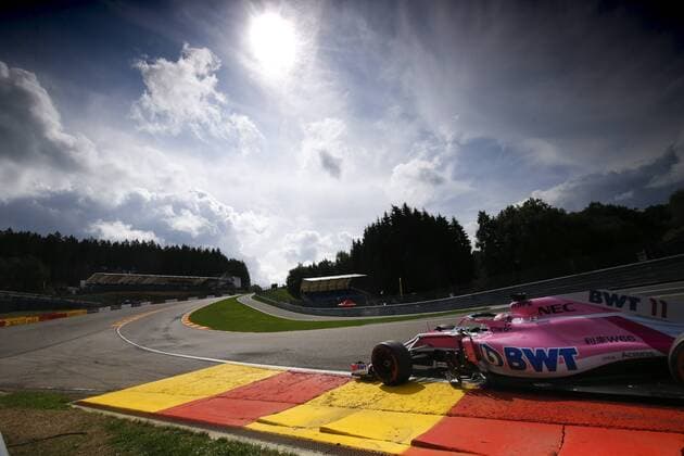 Motorsports: FIA Formula One World Championship WM Weltmeisterschaft 2018, Grand Prix of Belgium, 11 Sergio Perez (MEX, Sahara Force India F1 Team), Spa-Francorchamps Belgium