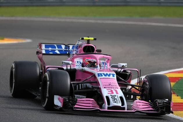 Esteban Ocon, Sahara Force India F1, formula 1 GP, Belgien in Spa, 24.08.2018 Photo:mspb Jean Petin Esteban Ocon, formula 1 GP, Belgien 2018