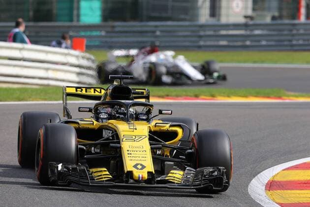 Nico Huelkenberg, Renault F1 Team, formula 1 GP, Belgien in Spa, 24.08.2018 Photo:mspb Jean Petin Nico Huelkenberg, formula 1 GP, Belgien 2018