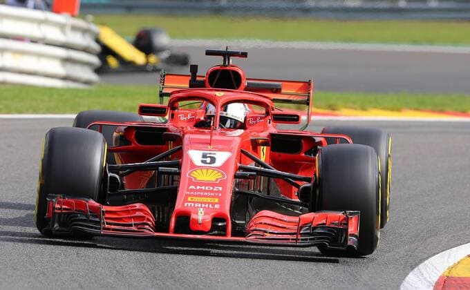 Sebastian Vettel, Scuderia Ferrari, formula 1 GP, Belgien in Spa, 24.08.2018 Photo:mspb Jean Petin Sebastian Vettel, formula 1 GP, Belgien 2018