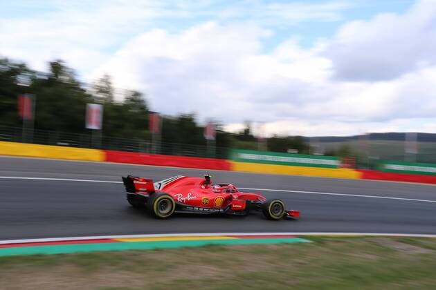 Kimi Raiikkoenen, Scuderia Ferrari, formula 1 GP, Belgien in Spa, 24.08.2018 Photo:mspb Jean Petin Kimi Raikkoenen, formula 1 GP, Belgien 2018