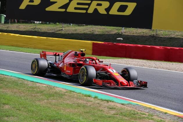 Kimi Raiikkoenen, Scuderia Ferrari, formula 1 GP, Belgien in Spa, 24.08.2018 Photo:mspb Jean Petin Kimi Raikkoenen, formula 1 GP, Belgien 2018