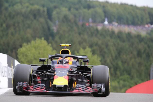 Max Verstappen, Red Bull Racing, formula 1 GP, Belgien in Spa, 24.08.2018 Photo:mspb Jean Petin Max Verstappen, formula 1 GP, Belgien 2018