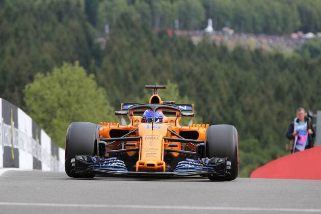 Fernando Alonso, McLaren Renault, formula 1 GP, Belgien in Spa, 24.08.2018 Photo:mspb Jean Petin Fernando Alonso, formula 1 GP, Belgien 2018