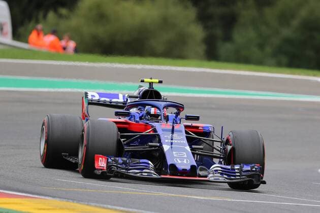 Pierre Gasly, Scuderia Toro Rosso, formula 1 GP, Belgien in Spa, 24.08.2018 Photo:mspb Jean Petin Pierre Gasly, Formel 1 GP, Belgien 2018